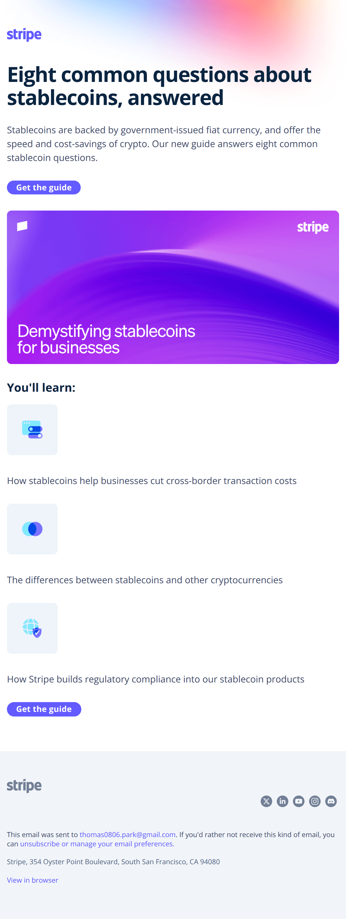 newsletter design by Epic Games